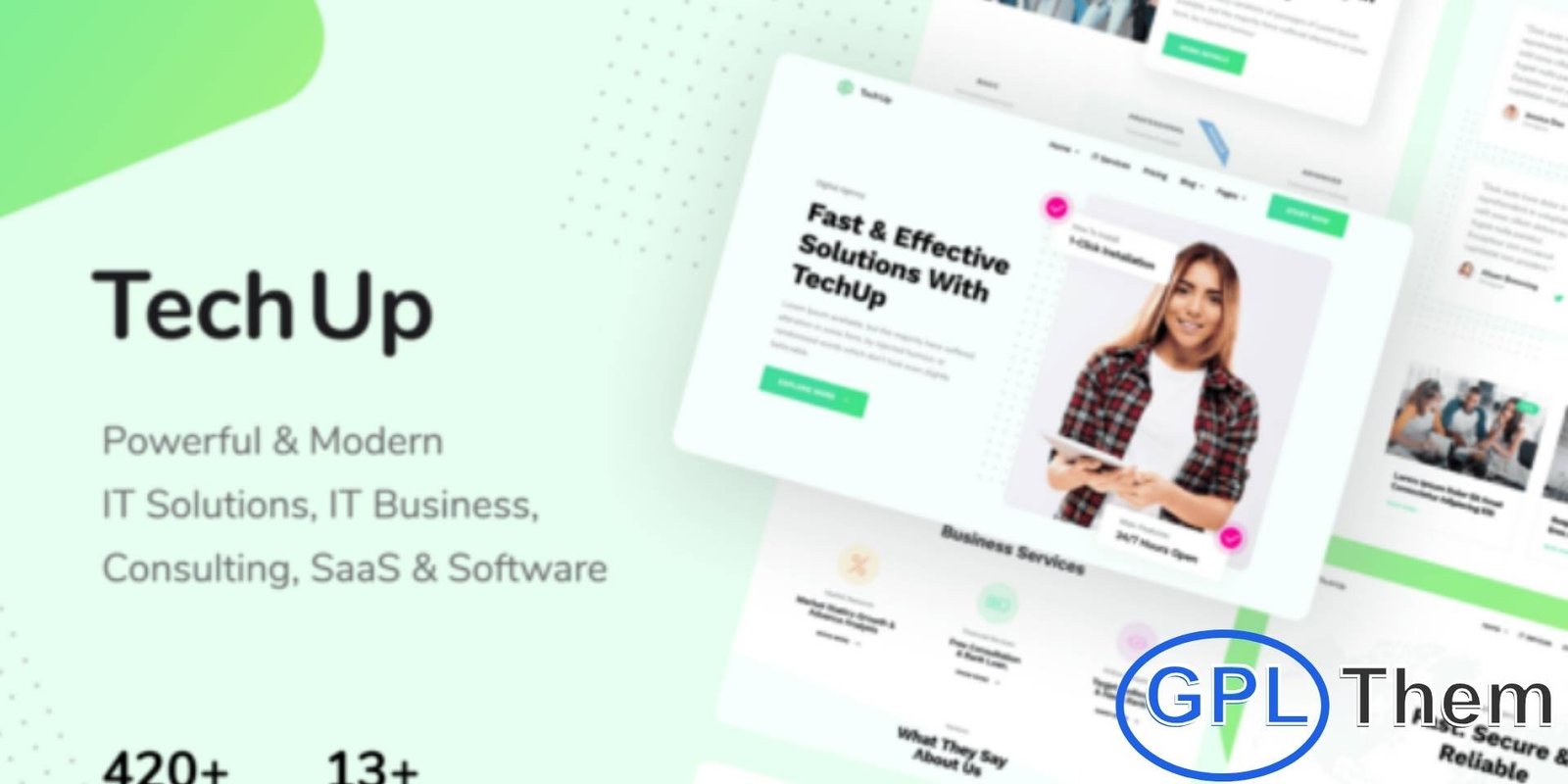 TechUp – Technology IT Solutions & Services Elementor Template Kit TechUp – Technology IT Solutions & Services Elementor Template Kit TechUp is a modern and professional Elementor Template Kit designed specifically for IT solutions, technology services, digital agencies, and software startups. It’s perfect for showcasing your tech products, SaaS solutions, or consulting services in a clean and creative way.