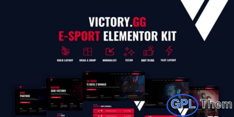 Victory – Esports & Gaming Elementor Template Kit Victory is a bold and futuristic Elementor Template Kit designed for esports teams, gaming organizations, and streaming communities. Featuring a cyberpunk-inspired design with striking dark blue and crimson tones, Victory delivers a high-energy aesthetic that perfectly captures the spirit of competitive gaming.