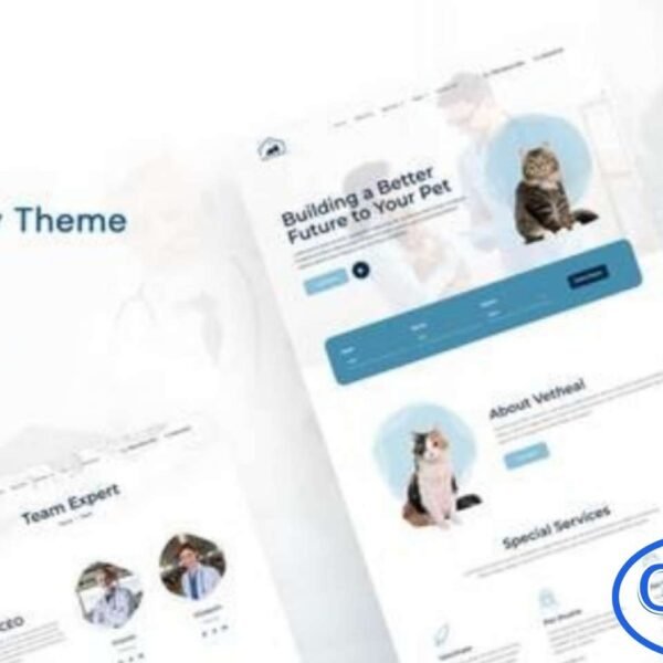 Vetheal – Veterinary Clinic Elementor Template Kit Vetheal is a professional and user-friendly Elementor Template Kit specially designed for veterinary clinics, animal hospitals, pet care centers, and pet grooming services. This kit includes all the essential pages to build a complete and functional website — such as Home, About Us, Services, Service Details, Team, Blog, FAQs, Testimonials, Gallery, and Contact Us.