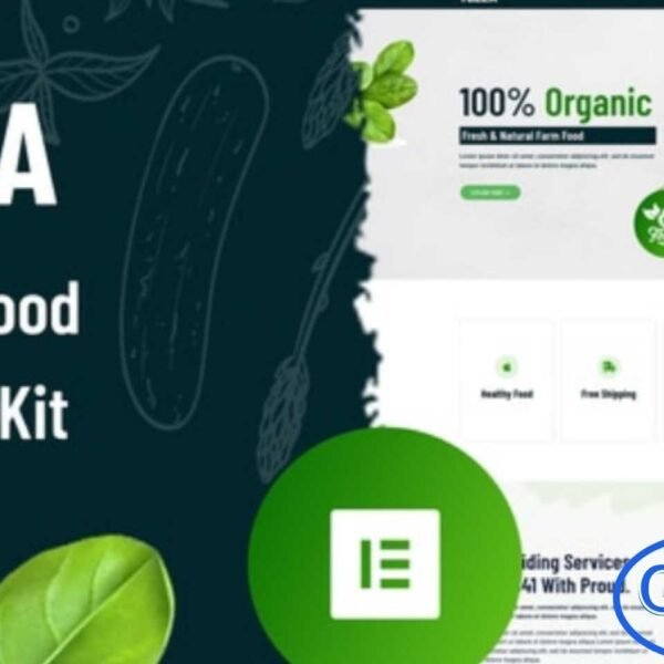 TazZA – Organic Food Elementor Template Kit TazZA is a beautifully designed Organic Food Elementor Template Kit perfect for farmhouses, organic stores, and natural product businesses. Built for Elementor, this kit helps you create a stunning and professional website for your organic brand with ease.