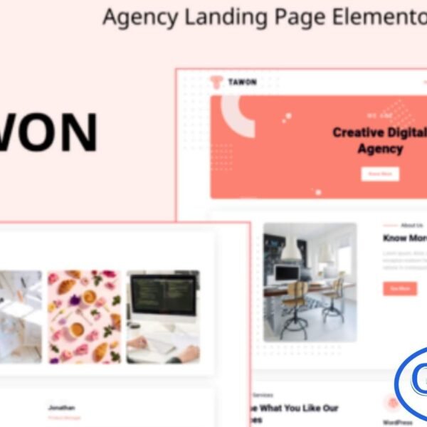 Tawon – Agency Landing Page Elementor Template Kit Tawon is a sleek and modern Elementor Template Kit designed for creative agencies, freelancers, and corporate service providers who want to showcase their expertise and professionalism online. Featuring a clean, contemporary design, this template kit helps you build a powerful landing page that highlights your services, portfolio, and team in a visually engaging way.