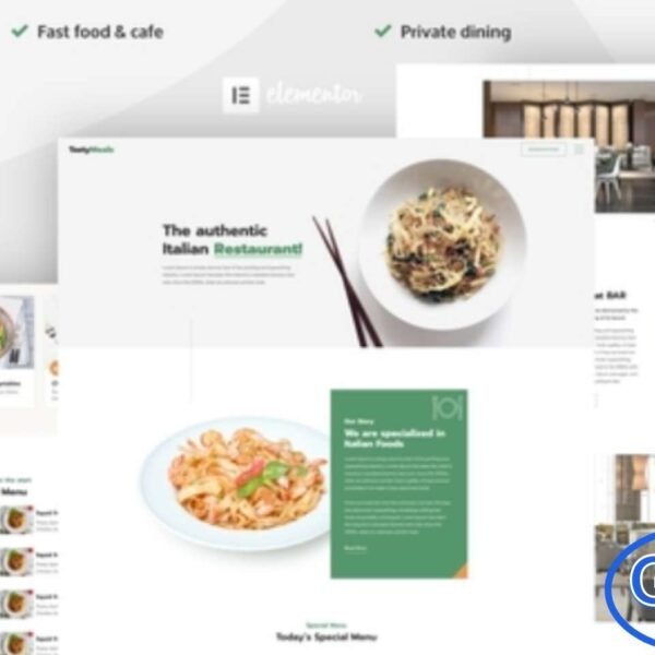 TastyMeals – Restaurant & Cafe Elementor Template Kit TastyMeals is a beautifully designed Elementor Template Kit perfect for restaurants, cafes, bistros, and coffee shops. With its modern and appetizing design, this template helps you showcase your menu, highlight special dishes, and attract more customers online.