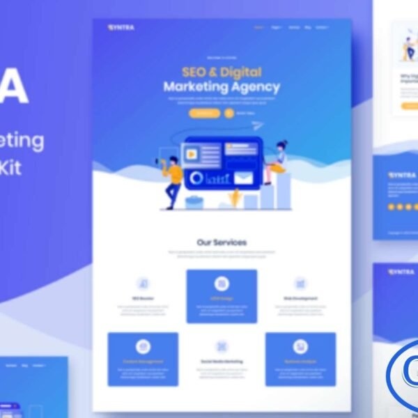 SYNTRA – SEO & Digital Marketing Agency Elementor Template Kit SYNTRA is a modern and powerful Elementor Template Kit designed specifically for SEO agencies, digital marketing firms, and online advertising professionals. With its sleek design and highly functional layout, SYNTRA helps you create a results-driven website that effectively promotes your marketing services.