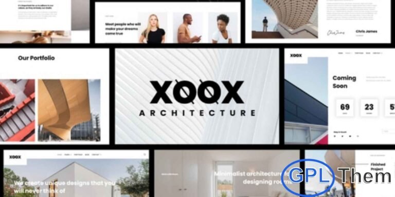 XOOX – Architecture Agency Elementor Template Kit XOOX is a modern and stylish Elementor Template Kit crafted for architecture firms, interior design studios, and construction agencies. Featuring a clean, minimalist, and visually appealing design, it allows you to showcase your architectural projects and creative works with elegance.