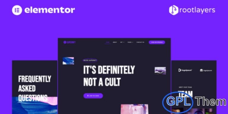 SuperNFT – NFT Portfolio Elementor Pro Full Site Template Kit SuperNFT is a modern and fully-featured Elementor Pro Full Site Template Kit, designed for NFT creators, digital artists, and blockchain-based portfolios. This kit allows you to quickly build a professional and visually engaging website using Elementor Pro, without any coding knowledge.
