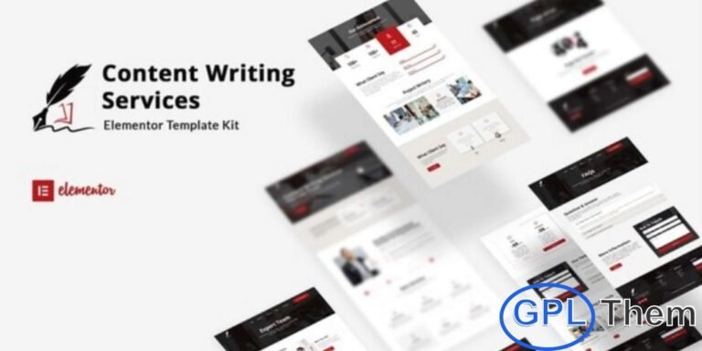 Writery – Content Writer Service Elementor Template Kit Writery is a professional Elementor Template Kit crafted for content writers, copywriters, and creative professionals who want to build a polished website with ease. Designed for use with the Elementor Page Builder, this kit offers ready-to-use page layouts that can be customized without any coding.