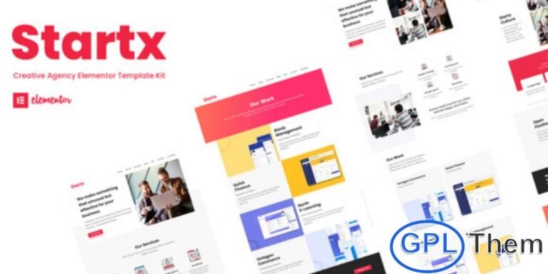 Startx – Creative Agency Elementor Template Kit Startx is a modern and versatile Elementor Template Kit designed for creative agencies, tech startups, software companies, and app landing pages. With 10 fully designed pages and a variety of customizable elements, Startx enables you to build a professional website that highlights your services, products, and projects.