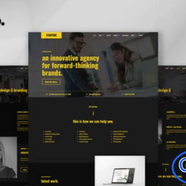 STARTOR – Agency & Company Elementor Template Kit STARTOR is a sleek and modern Elementor Template Kit designed for agencies, startups, design studios, and service-based businesses. Featuring a dark minimalist style, STARTOR allows you to create a professional and visually striking website effortlessly.