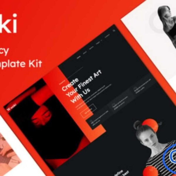 Woki – Creative Agency Elementor Template Kit Woki is a modern and stylish Elementor Template Kit crafted for creative agencies, designers, and professionals who want to build visually stunning websites with ease. It features 10+ beautifully designed pages and templates, perfect for showcasing portfolios, services, and creative works.