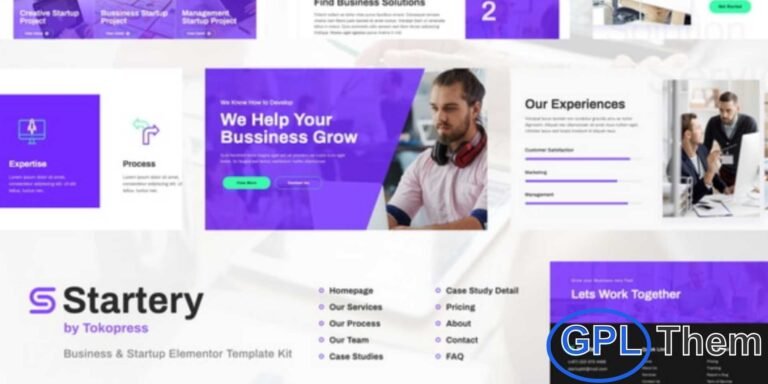 Startery – SaaS & Startup Elementor Template Kit Startery is a sleek and modern Elementor Template Kit designed for tech startups, SaaS companies, software houses, IT professionals, and mobile app developers. With its clean and professional design, Startery makes it easy to create a fully functional WordPress website that effectively showcases your business, products, and services.