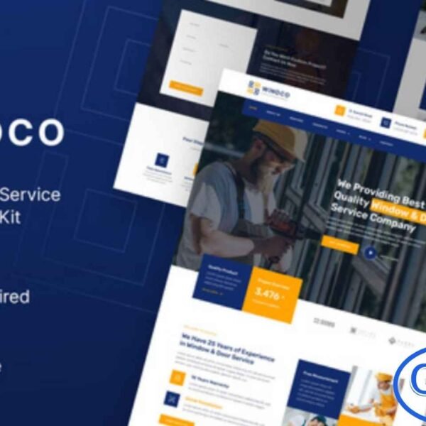 Windco – Doors & Windows Services Elementor Template Kit Windco is a modern and professional Elementor Template Kit designed for window and door service companies, including installation, repair, UPVC services, woodworking, and home improvement businesses. Featuring a clean layout and 100% responsive design, it ensures your website looks flawless on every device.