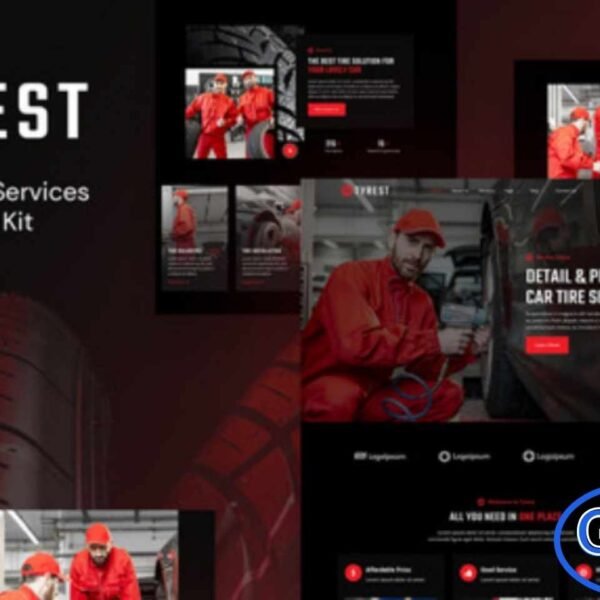 Tyrest – Car Tire & Wheel Service Elementor Template Kit Tyrest is a modern and professional Elementor Template Kit designed specifically for car tire shops, auto repair services, wheel stores, and automotive maintenance businesses. With its clean, responsive, and retina-ready layout, this kit ensures your website looks sharp and performs flawlessly on any device.