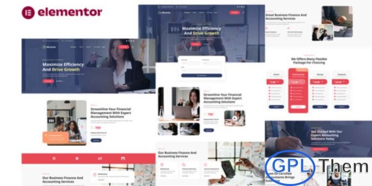 Akunta – Business Finance & Accounting Services Elementor Template Kit Akunta is a professional Elementor Template Kit designed for business finance, accounting firms, tax advisors, and financial consultants. Built with a clean and modern layout, it helps you create a polished website that builds trust and professionalism.