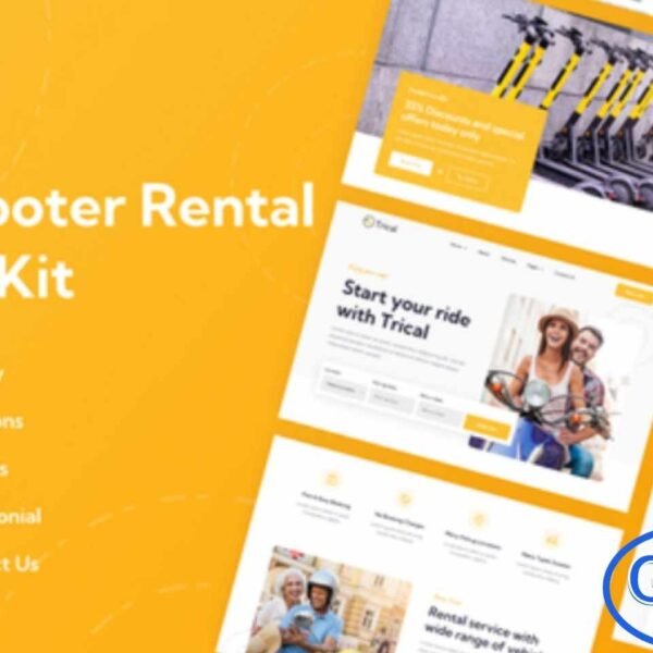 Trical – Bike & Scooter Rental Elementor Template Kit Trical is a modern and stylish Elementor Template Kit specially crafted for bike and scooter rental businesses, motorcycle hire services, and vehicle rental companies. Designed with a clean, professional layout, this template ensures your website looks sleek and functions flawlessly on any device.