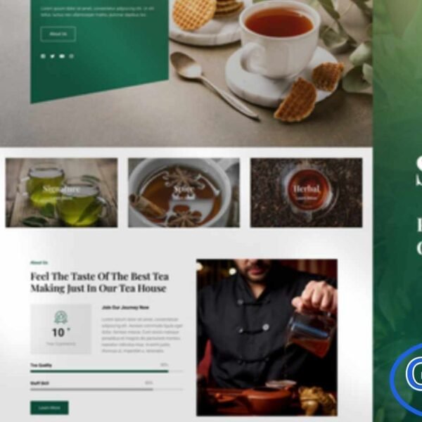 Sometea – Tea House, Cafe & Restaurant Elementor Template Kit Sometea is a modern and elegant Elementor Template Kit designed for tea houses, cafes, and restaurants. With its professional and visually appealing design, Sometea allows you to create a fully functional website using the Elementor Page Builder for WordPress — no coding required.