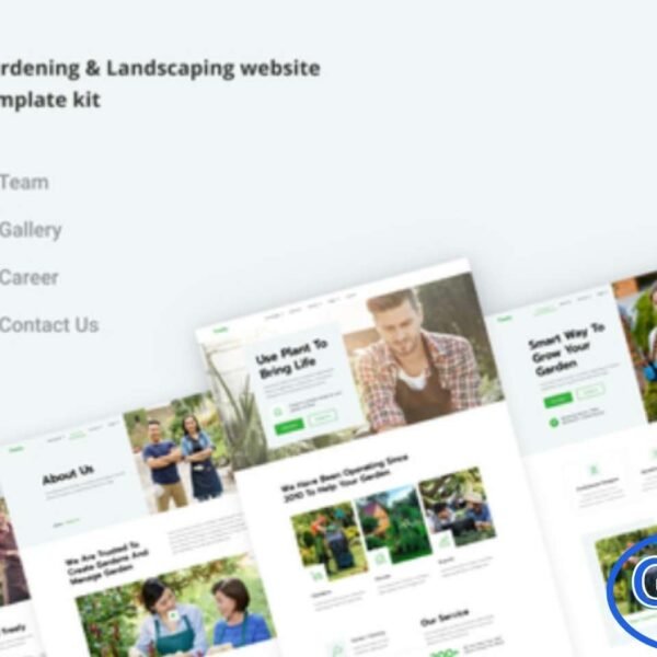 Treely – Landscape & Gardening Elementor Template Kit Treely is a modern and clean Elementor Template Kit designed for landscaping, gardening, and nature-related businesses. Whether you’re a gardener, florist, landscape architect, or groundskeeper, Treely provides everything you need to create a beautiful, responsive, and professional WordPress website.