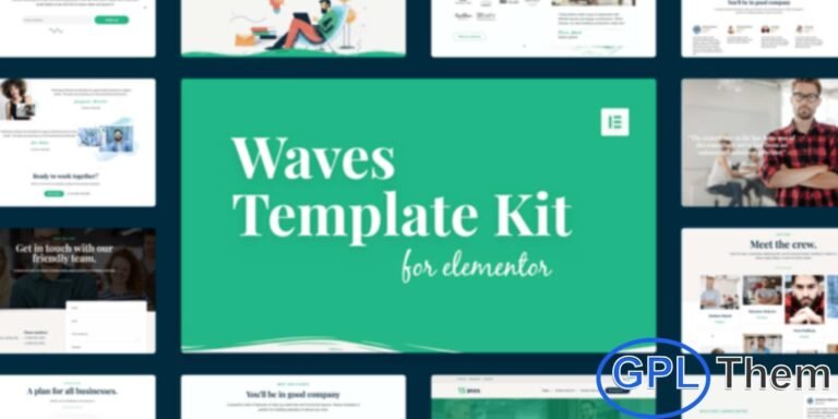 Waves – Startup Agency Elementor Template Kit Waves is a modern and professional Elementor Template Kit built for startups, creative agencies, and business service providers. This all-in-one website solution helps you design a high-performing, visually stunning WordPress site to showcase your services, promote your brand, and attract new clients effortlessly.