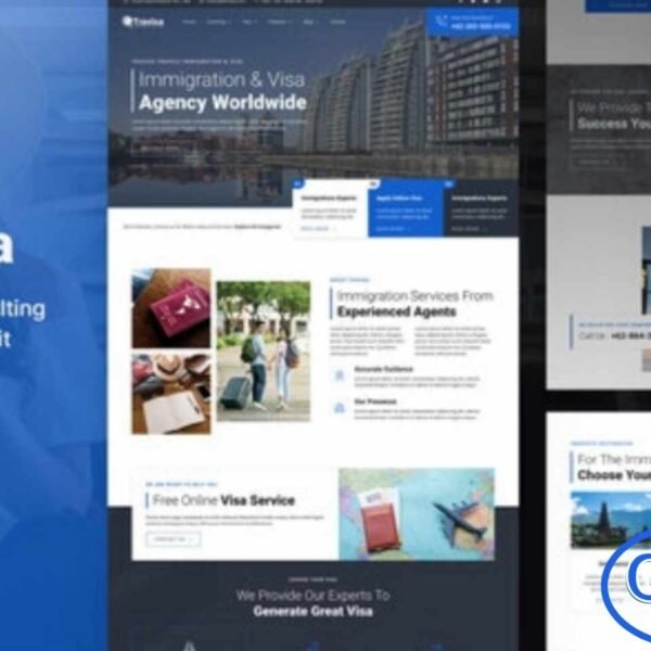 Travisa – Immigration & Visa Consulting Elementor Template Kit Travisa is a modern and professional Elementor Template Kit designed for immigration firms, visa consulting agencies, migration bureaus, and emigration offices. With its sleek design and fully responsive layout, Travisa makes it easy to create a powerful online presence for your consulting business.