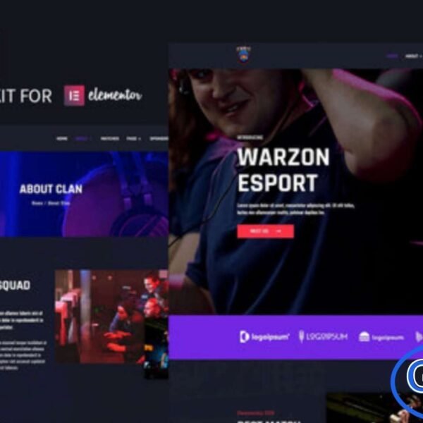 Warzon – Esports & Gaming Elementor Template Kit Warzon is a powerful and dynamic Elementor Template Kit built specifically for Esports teams, Gaming communities, and Streaming brands. Designed with a bold and modern aesthetic, Warzon helps you create a high-impact gaming website that reflects your competitive spirit and brand identity.