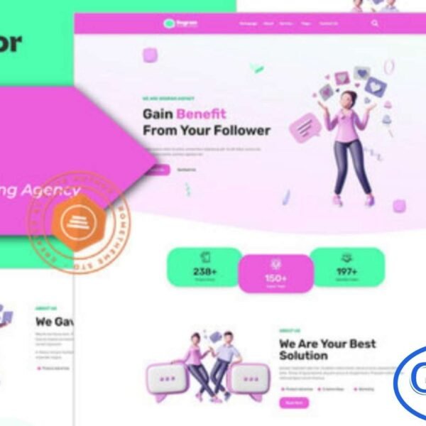 Sogram – Social Media Marketing Agency Elementor Template Kit Sogram is a modern and professional Elementor Template Kit designed for social media marketing agencies, digital marketing firms, and online branding specialists. With its sleek and engaging design, Sogram makes it easy to showcase your services, portfolio, and client success stories effectively.