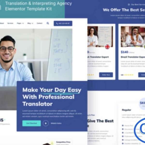 Translatin – Translation Services & Interpreting Agency Elementor Template Kit Translatin is a modern and professional Elementor Template Kit crafted for translation agencies, interpreters, and localization service providers. Designed to help you build a high-quality website quickly and effortlessly using the Elementor Page Builder plugin for WordPress, this kit ensures a seamless design experience with no coding required.