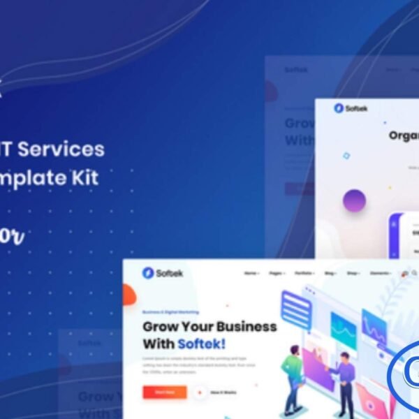 Softek – Software & IT Solutions Elementor Template Kit Softek is a modern and professional Elementor Template Kit designed for software companies, IT solutions providers, and tech businesses. With its clean and versatile design, Softek allows you to quickly build a fully functional business website using the Elementor Page Builder for WordPress — no coding required.