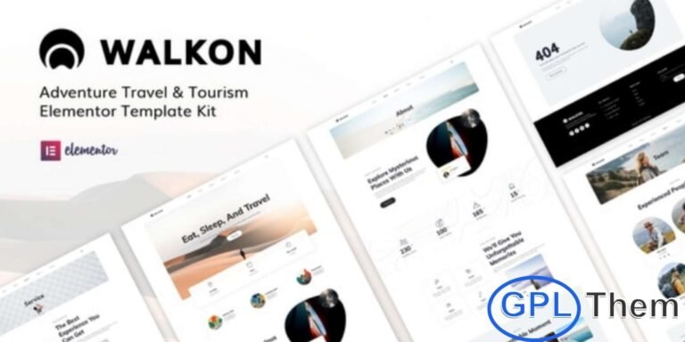 WalkOn – Adventure Travel & Tourism Elementor Template Kit WalkOn is a modern and dynamic Elementor Template Kit created for Adventure Travel Agencies, Tour Operators, and Tourism Businesses. Designed with a clean and engaging layout, WalkOn helps you build a captivating WordPress website that highlights destinations, packages, and travel experiences in style.