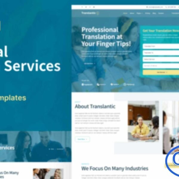 Translantic – Translation Service Agency Elementor Template Kit Translantic is a modern and professional Elementor Template Kit designed for translation service agencies, content writing companies, and language solution providers. This kit offers everything you need to create a polished and engaging WordPress website without any coding skills.