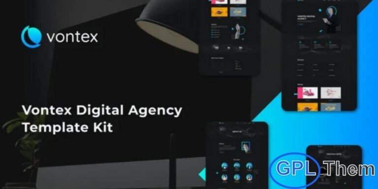 Vontex – Digital Agency Elementor Template Kit Vontex is a sleek and professional Elementor Template Kit crafted for Digital Agencies, Creative Studios, Marketing Firms, and Business Service Providers. Designed to help you build a high-performing WordPress website with ease, Vontex combines a clean modern aesthetic with fast-loading performance and intuitive customization.