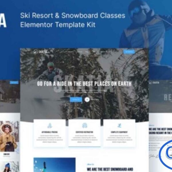 Skatia – Ski Resort & Snowboard Classes Elementor Template Kit Skatia is a modern and visually appealing Elementor Template Kit designed for ski resorts, snowboard schools, winter sports centers, and adventure sports businesses. With its clean and professional design, Skatia makes it easy to create a WordPress website that showcases ski classes, resort facilities, rentals, and snowboarding communities.