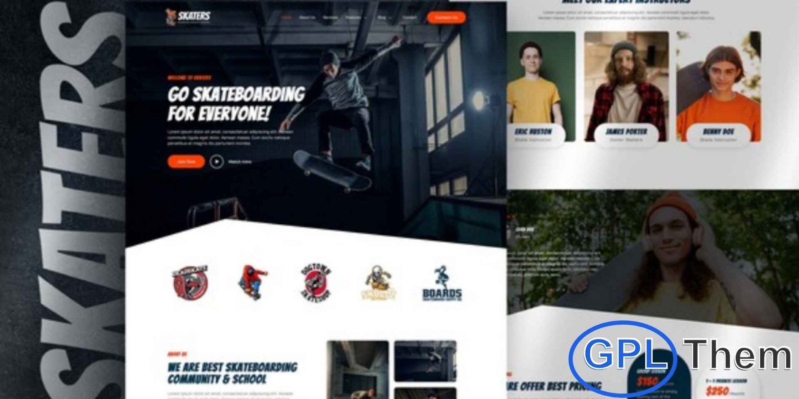 Skaters – Skateboarding Community & Club Elementor Template Kit Skaters – Skateboarding Community & Club Elementor Template Kit Skaters is a modern and professional Elementor Template Kit designed for skateboarding schools, clubs, communities, and extreme sports organizations. With its clean and dynamic design, Skaters allows you to create a fully responsive and visually engaging website that showcases classes, events, and community activities.