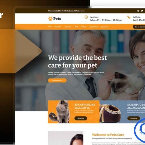 Petto – Veterinary Pet Clinic Elementor Template Kit Petto is a professionally designed Veterinary Pet Clinic Elementor Template Kit, perfect for creating modern and user-friendly websites for pet clinics, animal hospitals, pet care centers, and veterinary services.