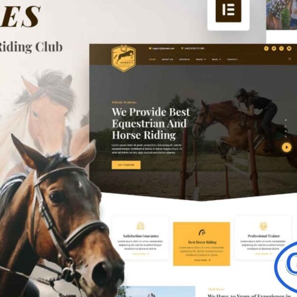 Horrses – Equestrian & Horse Riding Club Elementor Template Kit Horrses is a modern and professional Elementor Template Kit designed for horse riding clubs, equestrian sports centers, and horseback training schools. Featuring a clean, elegant design with a fully responsive layout and retina-ready graphics, Horrses allows you to showcase services, training programs, events, and facilities effectively.