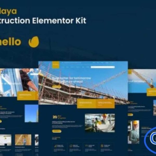 Himalaya – Construction Elementor Template Kit Himalaya is a modern and professional Elementor Template Kit designed for construction companies, builders, contractors, and architecture firms. Packed with industry-specific features, this kit makes it easy to showcase projects, services, team members, and company information. With a fully responsive and clean design, Himalaya allows you to build a professional construction website in minutes.