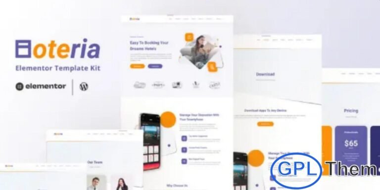 Hoteria – Hotel Service Elementor Template Kit Hoteria is a modern and professional Elementor Template Kit designed for hotels, resorts, chalets, holiday rentals, and other hospitality businesses. Perfect for showcasing accommodations, amenities, booking options, and special offers, this template kit provides a clean and elegant design that helps create a professional online presence.