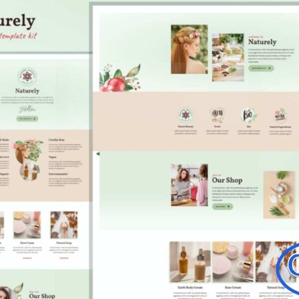 Naturely – Natural Cosmetics & Beauty Elementor Template Kit Naturely is a beautifully designed Elementor Template Kit crafted for natural cosmetics brands, organic skincare shops, beauty salons, and wellness businesses. With its fresh and eco-inspired design, this kit enables you to build a stunning WordPress website quickly and effortlessly.
