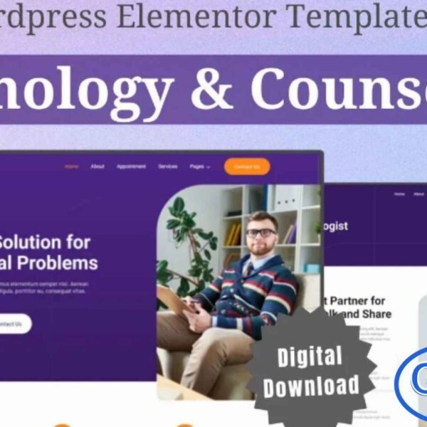 Mindity – Psychologist & Therapist Elementor Template Kit Mindity is a modern and professional Elementor Template Kit designed for psychologists, therapists, mentors, life coaches, and online coaching businesses. With its clean and elegant design, Mindity allows you to create a polished and functional website that reflects your professional expertise.