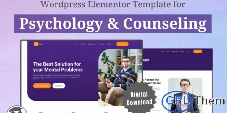 Mindity – Psychologist & Therapist Elementor Template Kit Mindity is a modern and professional Elementor Template Kit designed for psychologists, therapists, mentors, life coaches, and online coaching businesses. With its clean and elegant design, Mindity allows you to create a polished and functional website that reflects your professional expertise.