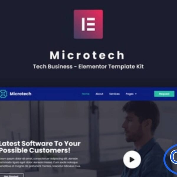 Microtech – Tech Business Elementor Template Kit Microtech is a modern and professional Elementor Template Kit designed for tech businesses, startups, IT companies, and technology-focused websites. With its clean and contemporary design, Microtech provides a polished and versatile foundation for building a professional online presence.