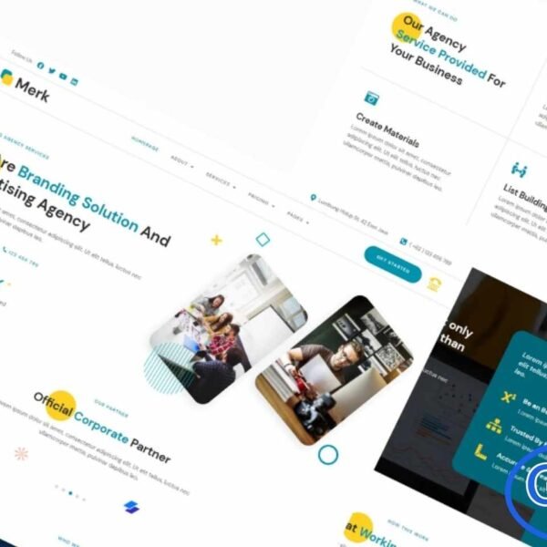 Merk – Branding Solution & Advertising Agency Elementor Template Kit Merk is a modern and professional Elementor Template Kit designed for branding agencies, advertising firms, and marketing professionals. With its clean and contemporary design, Merk helps you create a visually appealing website that effectively showcases services, portfolios, and client success stories.