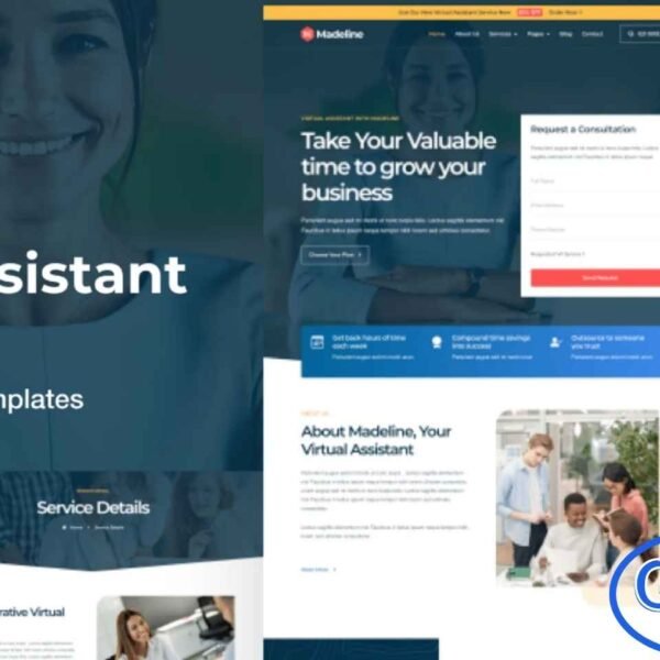 Madeline – Virtual Assistant Elementor Template Kit Madeline is a modern and professional Elementor Template Kit designed for virtual assistants, call centers, consultants, corporate secretaries, and related service providers. With 19 pre-built page and section templates, Madeline allows you to create a fully responsive and visually appealing website quickly using Elementor.