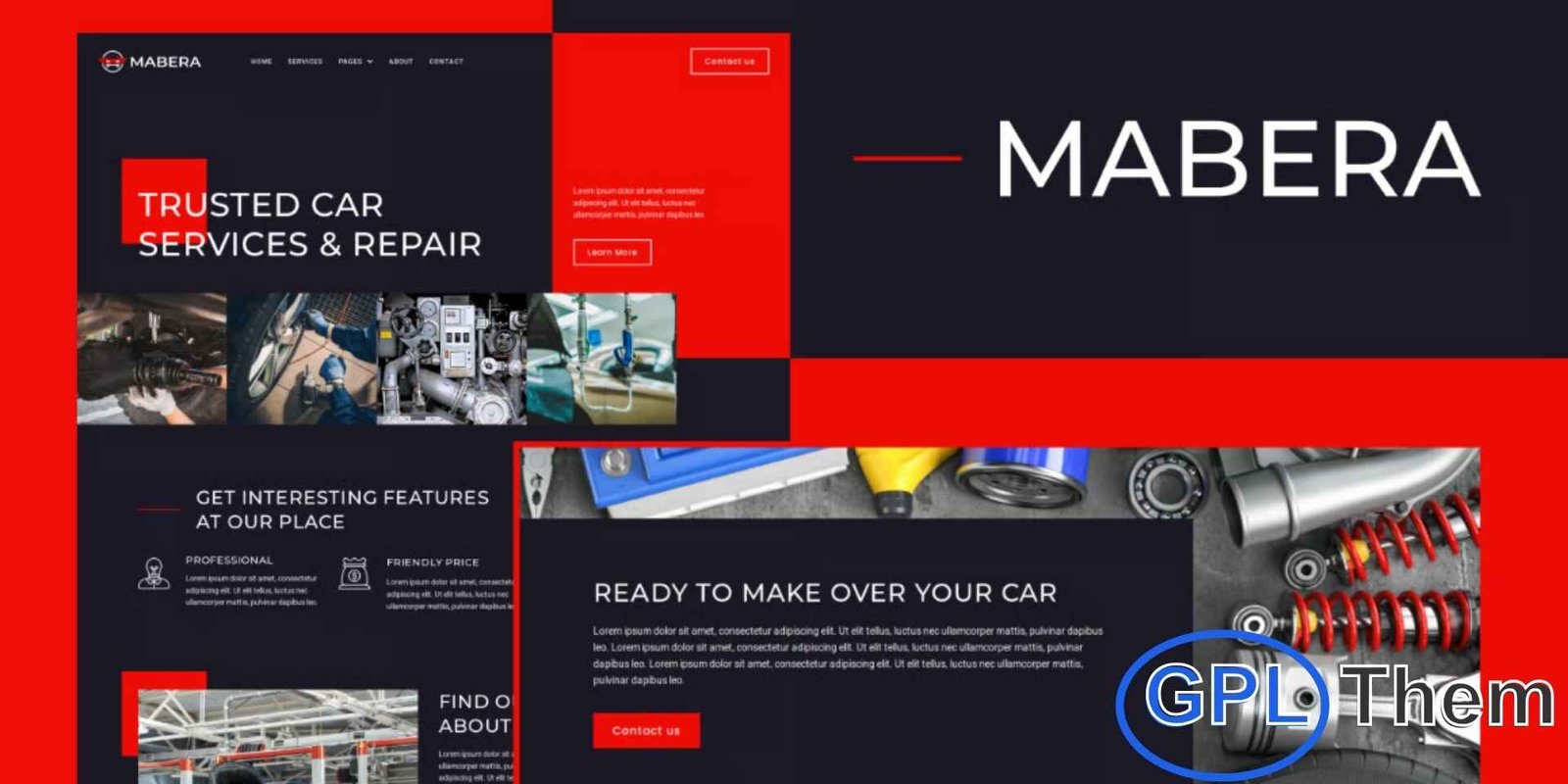 Mabera – Car Service & Repair Elementor Template Kit Mabera – Car Service & Repair Elementor Template Kit Mabera is a modern and professional Elementor Template Kit designed for car service centers, auto repair shops, and automotive businesses. With its clean and contemporary design, Mabera allows you to showcase your services, team, and offerings in a professional and visually appealing way.