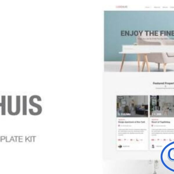 Luxehuis – Real Estate Elementor Template Kit Luxehuis is a modern and professional Elementor Template Kit designed specifically for real estate agencies, property listings, and realty businesses. Featuring a clean and visually appealing design, Luxehuis allows you to showcase properties, agents, and services in a professional and engaging way.