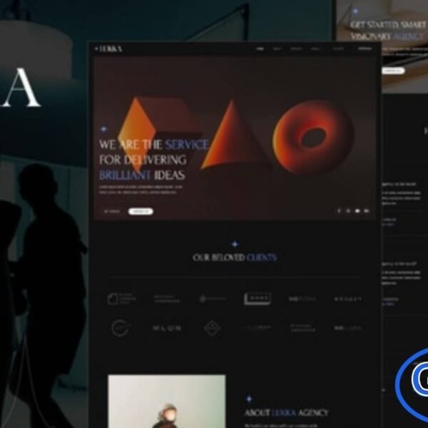Luka – Creative Agency Elementor Template Kit Luka is a modern and professional Elementor Template Kit designed for digital agencies, design studios, and creative businesses. With its clean and visually appealing design, Luka allows you to showcase your projects, services, and team in a professional and engaging way.