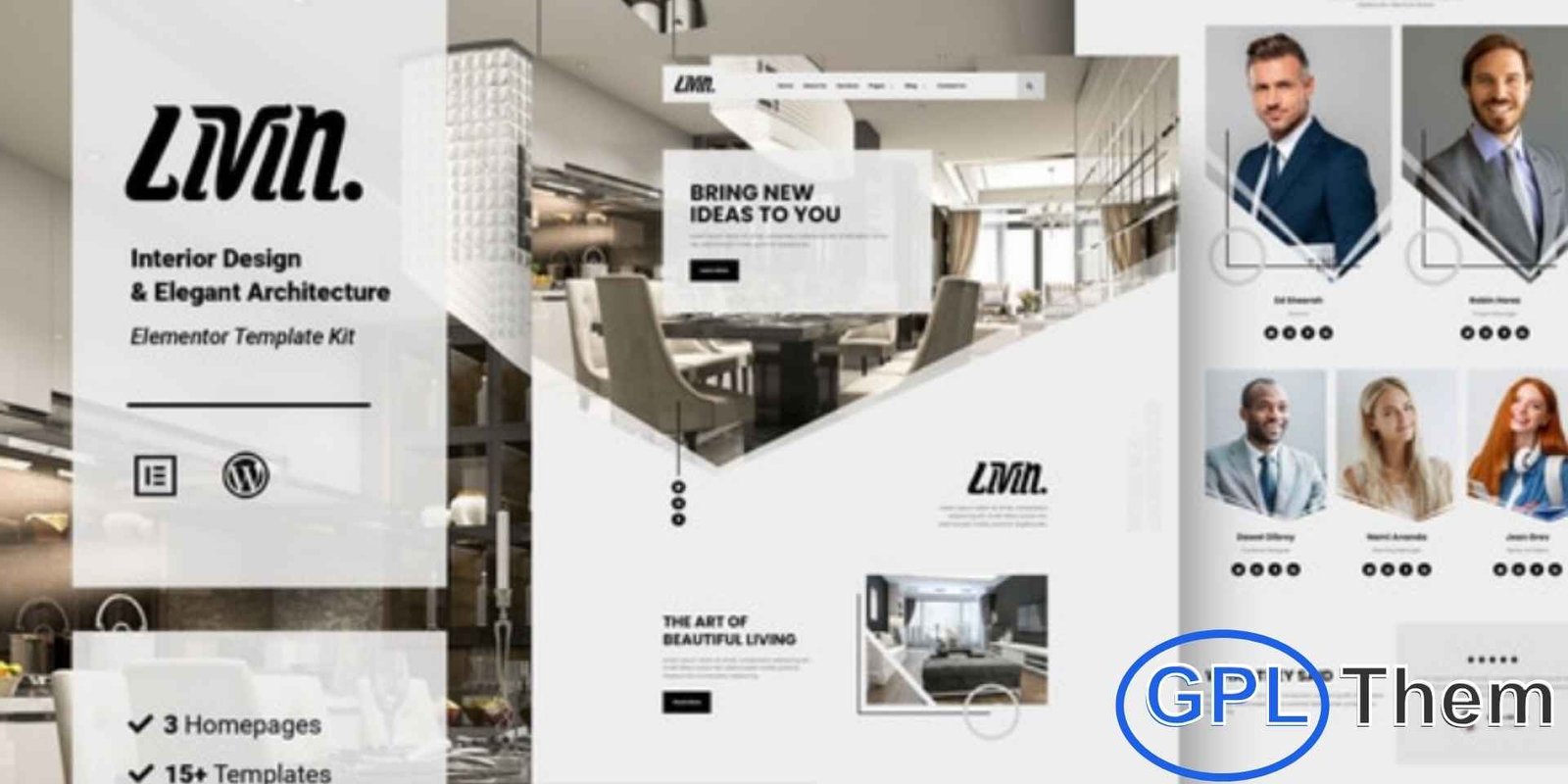 Livin – Interior Design & Architecture Elementor Template Kit Livin – Interior Design & Architecture Elementor Template Kit Livin is a modern and elegant Elementor Template Kit designed for interior design studios, architecture firms, and home décor businesses. With a clean and fully responsive design, Livin allows you to showcase your projects, services, team, and portfolio in a professional and visually appealing way.