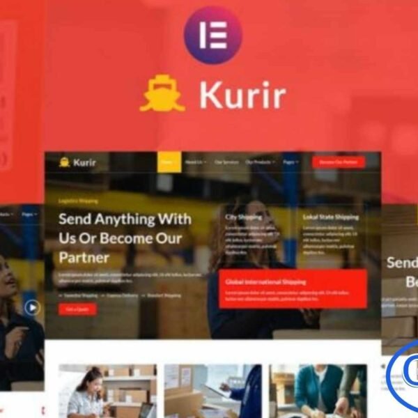 Kurir – Logistics Cargo Shipping Elementor Template Kit Kurir is a professional Elementor Template Kit designed for logistics, cargo, and shipping expedition companies. Featuring a clean, modern, and fully responsive design, this kit is perfect for creating a professional website that highlights your logistics and transportation services.