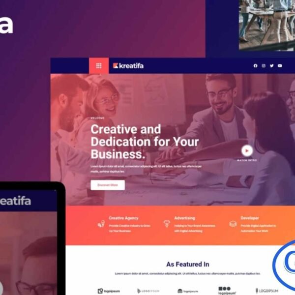 Kreatifa – Creative Digital Agency Elementor Template Kit Kreatifa is a modern and stylish Elementor Template Kit designed for creative digital agencies, marketing studios, and business services. Featuring 12 pre-built templates, it combines sleek layouts with a professional design to help you build an eye-catching website in minutes.