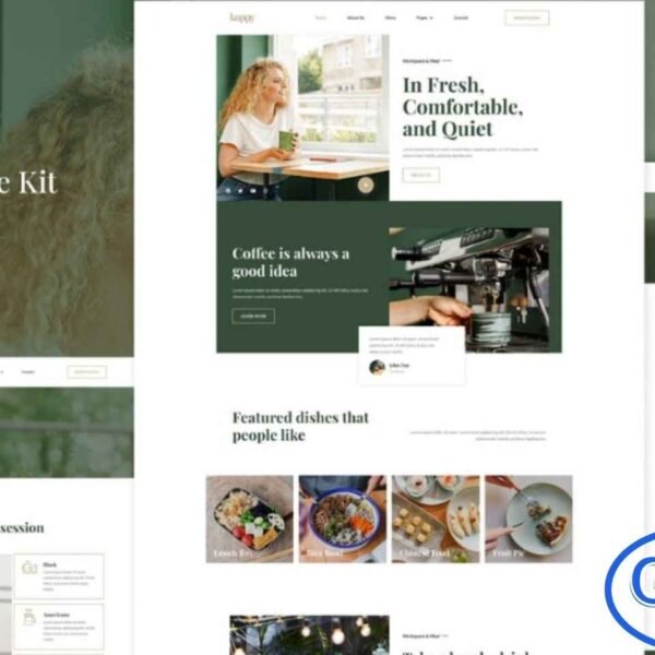 Koppy – Coffee Shop & Cafe Elementor Template Kit Koppy is a stylish and modern Elementor Template Kit designed specifically for coffee shops, cafes, and related food businesses. Built with the Elementor Page Builder for WordPress, it features a clean and elegant design that beautifully showcases your menu, ambiance, and services.