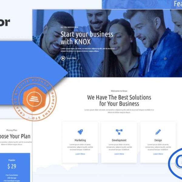 Knox – Technology & Apps Elementor Template Kit Knox is a sleek and modern Elementor Template Kit crafted for technology companies, app developers, startups, and corporate businesses. Perfect for showcasing innovative products, services, and app features, this template kit offers a professional layout that’s fully responsive and easy to customize.