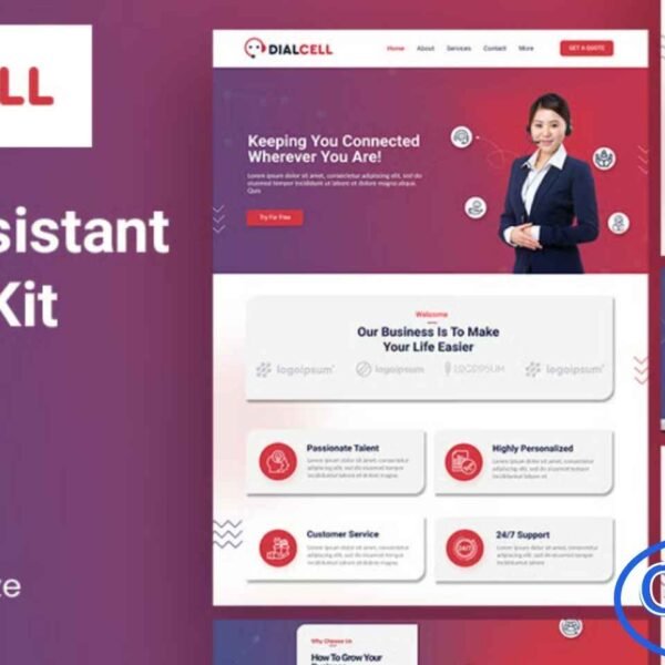 DialCell – Call Center Services & Telemarketing Elementor Template Kit DialCell is a modern and professional Elementor Template Kit designed specifically for call centers, telemarketing services, customer support, and business communication websites. This kit provides all the essential tools to help you create a fully functional and visually engaging website without any coding required.
